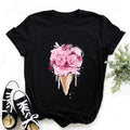 Women Lips Kawaii T-shirt - Overcoming T.R.A.U.M.A.