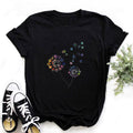 Women Lips Kawaii T-shirt - Overcoming T.R.A.U.M.A.